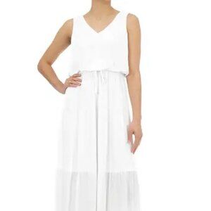 NWT White Summer Dress Sleevless